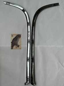 1971 72 73 FORD MUSTANG CONV Boot Moulding Hockey Stick PAIR D1ZB-76423A18/9-A - Picture 1 of 17