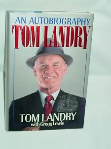 Tom Landry Autobiography Dallas Cowboys NFL Football Texas Staubach '90 Hardback - Picture 1 of 2