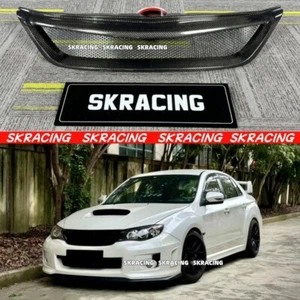 Fits 2011 2012 2013-2014 Subaru Impreza WRX STI Carbon Fiber Front Bumper Grille - Bild 1 von 13