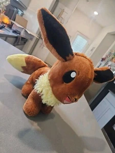 Build-A-Bear Pokémon Eevee Plush, BAB, 2017, 16 inch, Standard (no cape/sound) - Picture 1 of 8