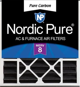 Air Bear 20x20x5 Replacement Pure Carbon Odor Reduction Merv 8 Air Filter 1 PK - Picture 1 of 7