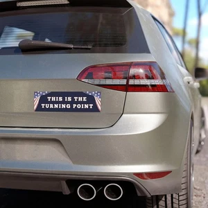 Charlie Kirk This is the turning point Car Magnet Car Magnet USA Flag Car Decor - Bild 1 von 2