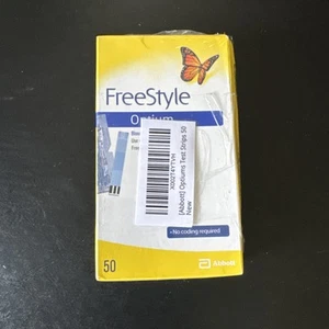 1x Abbott Freestyle Optium Blutzuckerteststreifen - je 50 Ct - Bild 1 von 2