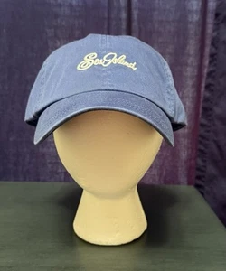 Sombrero de Golf Sea Island Marca Imperial Azul con Acentos Blancos Correa Ajustable Trasera - Imagen 1 de 5