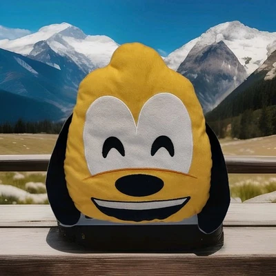 Pluto Emoji Plush Pillow 12” Disney Just Play - Image 1 of 4