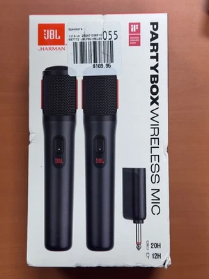 JBL Wireless Two Microphone System with Dual-Channel Receiver SEALED IN BOX - Image 1 of 3