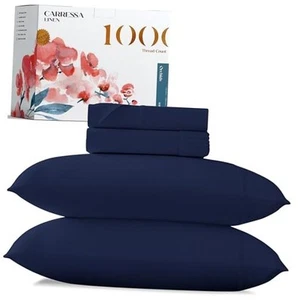 Luxury Egyptian Cotton Sheets California King Size - 1000 Thread Count 4  - Picture 1 of 7