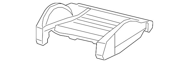 Genuine Audi Seat Cushion Pad 80A-881-361-F Foto 1 de 2