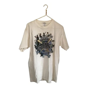Y2K Chicago White Sox weißes T-Shirt Tee 2005 World Series Champions Herren L - Bild 1 von 5