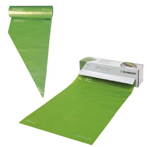 Spritzbeutel Tortenspritze Einweg grün, gerollt 100 Stk. 530 x 275 mm - Bild 1 von 3