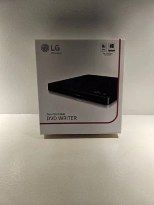 LG-8X/24X-GP55EX70-ULTRA SLIM PORTABLE DVD WRITER-CYBERLINK-USB-MAC/WINDOWS-NIB - Image 1 of 2