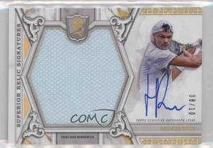 2024 Topps Royalty Superior Relic Signatures Gold/10 Holger Rune Rookie Auto RC - Imagen 1 de 3