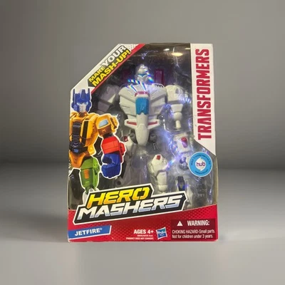  Year 2014 Transformers Hero Mashers Series 8" Tall Figure - Autobot JETFIRE. - Image 1 of 4