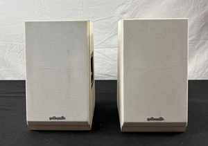 Pair of White Polk Audio Home Theater Satellite Speakers - Picture 1 of 13