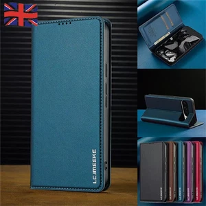 Magnetic Leather Slim Cover Flip Wallet Case For Google Pixel 7A 8A 9A 10 Pro XL - Picture 1 of 82