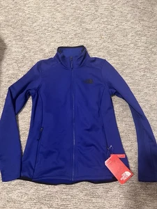 NWT Womens The North Face Skyline Full Zip Up Blue Fleece Jacket Size Small S - Picture 1 of 2