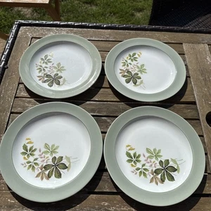 Wood And Sons Burslem Harmony Ironstone Salad Plates 23cm X4 - Picture 1 of 6