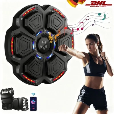 Music Boxing Machine für Erwachsene Wandmontierte Boxscheibe mit Boxhandschuhen - Bild 1 von 4