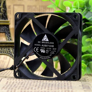 1pc Delta AUB0712HB 7CM 7015 12V 0.33A Chassis Projector Cooling Fan - Picture 1 of 5