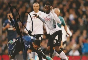 FULHAM: MAHAMADOU DIARRA SIGNED 6x4 ACTION PHOTO+COA - Picture 1 of 1