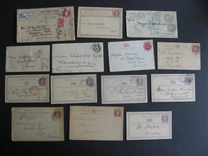 Great Britain mostly QV era stationery used 14 with mixed condition see pictures - Imagen 1 de 9