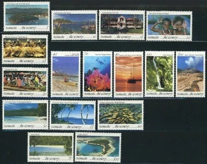Vanuatu #595-610 Island Scenes Vacation Destinations Postage Stamps 1993 Mint LH - Picture 1 of 1