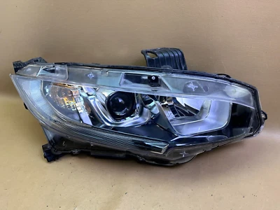 MINT 2016-2021 HONDA CIVIC RIGHT SIDE HEADLIGHT HALOGEN CHROME TYC AFTERMARKET - Image 1 of 4