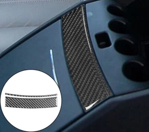 2Pcs For Chrysler 300 300C Carbon Fiber Interior Below Center Armrest Cover Trim - Picture 1 of 7