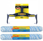 Purdy Adjustable Roller Frame + 2 x 18" Colossus (1/2" Nap) Paint Roller Refills