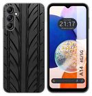 Cover Silicone for Samsung Galaxy A14 4G/5G Design Tyre Drawings