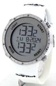 ICE PLUS DIAMOND WATCH KING MASTER JOE RODEO CASE SILVER FACE SUPER TECHNO - Picture 1 of 6