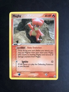 Pokemon Magby EX Legend Maker Regular Común 58/92 Casi Nuevo - Imagen 1 de 6