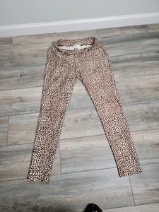 Pantaloni Michael Kors Pull-on Ghepardo Stampa Animali Leggings Jeggins Taglia S A15 - Foto 1 di 7