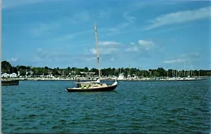 Cartolina Sheboygan Yacht Club Yacht & Barche Ormeggio Sheboygan Wisconsin - Foto 1 di 2