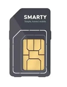 2 x Smarty UK Network Pay As You Go 4G/5G Triple-Cut Sim Card - Picture 1 of 8