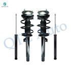 Set 4 Front Quick Complete Strut Coil Spring Rear Shock For 2000 Bmw 323Ci E46