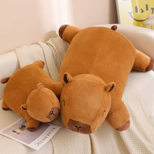 XXL Capybara Plüschtier Stofftier liegen Kuscheltier Home Decor Geschenk - Bild 1 von 5