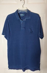 Ralph Lauren Herren Custom Fit Denim Blau Jeans Big Pony Polo Gr.Lg - Bild 1 von 9