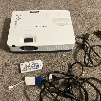Elmo CRP 261 Conference Room Projector  W Remote Control Works Great Excellent - Image 1 of 4
