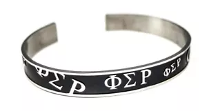 Brazalete Phi Sigma Rho con letras elevadas y esmalte negro, ¡NUEVO!*** - Imagen 1 de 2