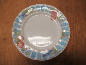 Epoch Stoneware CENTERBROOK E205 Dinner Plate 10 5/8" Fruit Blue   6 available - Picture 1 of 3