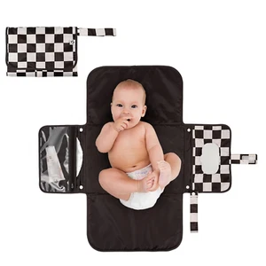 Portable Diaper Changing Pad, Foldable Waterproof Baby Change Pad for Newborn Gi - Picture 1 of 9
