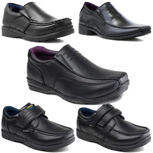 JUNGEN KINDER SCHULSCHUHE US MESSING FORMELL FREIZEIT SMART HOCHZEIT PARTY KLEID STIEFEL - Bild 1 von 11