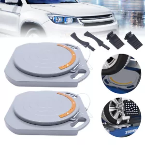 Wheel Alignment Tool Turn Plates Car Front End Wheel Alignment Turntable Tool - Bild 1 von 13