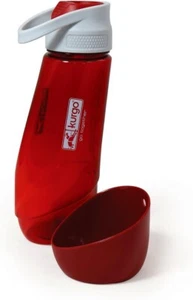 Kurgo H2O Gourd Travel Water Bottle and Bowl Red - Picture 1 of 4