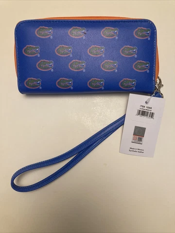 Women's Florida Gators Zip-Around Wristlet Wallet Cover