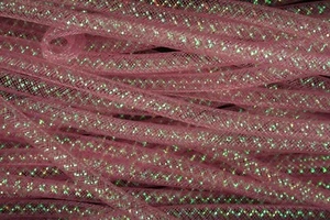 8 mm ROSA Deko Gitter Schlauch flexibel CYBERLOX Party & Urlaub Dekor Yards wählbar - Bild 1 von 2