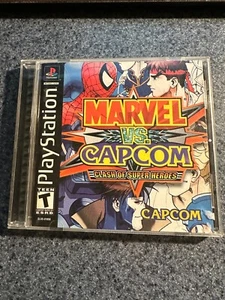 Marvel Vs. Capcom: Clash of Super Heroes - Playstation 1 (PS1)- Complete (CIB) - Picture 1 of 4