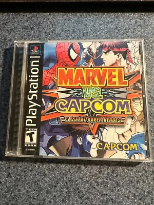Marvel Vs. Capcom: Clash of Super Heroes - Playstation 1 (PS1)- Complete (CIB) - Photo 1/4