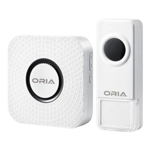New ORIA Wireless Door Bell Waterproof 900 Feet 52 Chimes Cordless UK Plug - Picture 1 of 7